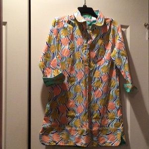 Women Dress Sz M Seashells